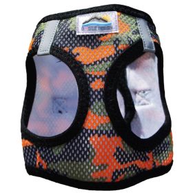 American River Choke Free Dog Harness Camouflage Collection (Color: Orange Camo, size: 3X-Large)